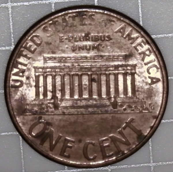 1993-P-Lincoln-Memorial-Cent-With-Awesome-Die-Clash